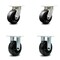 Service Caster 5 Inch Kingpinless Phenolic Wheel Swivel Caster Swivel 2 Rigid SCC, 2PK SCC-KP30S520-PHR-2-R-2 - alternate 1